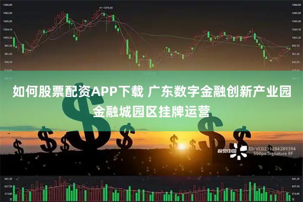 如何股票配资APP下载 广东数字金融创新产业园金融城园区挂牌运营